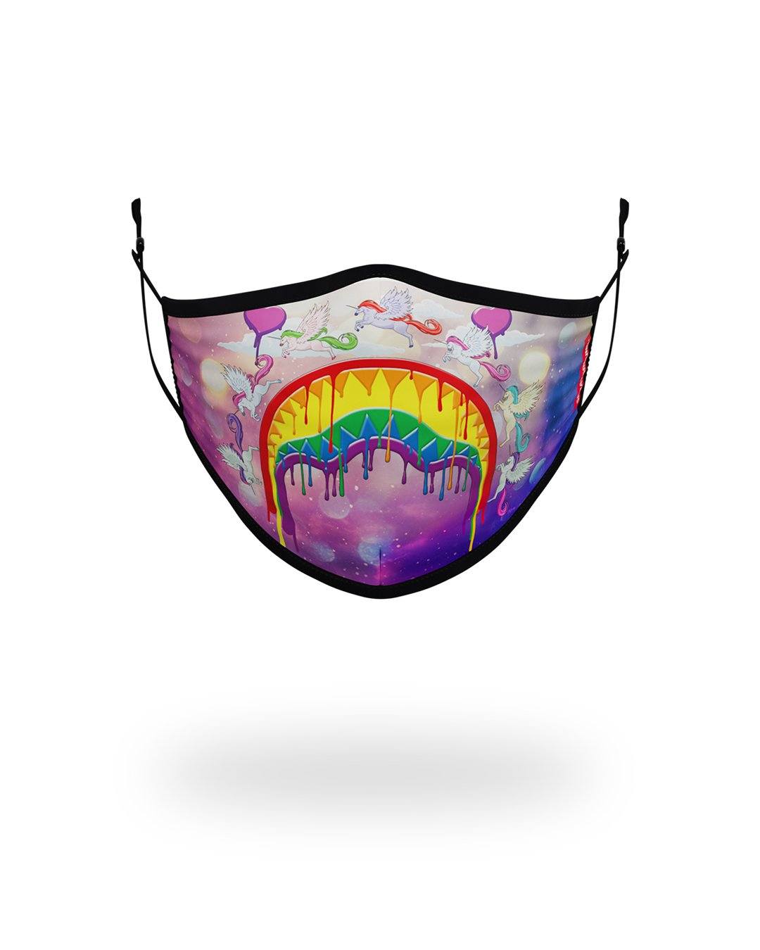 KIDS FORM FITTING MASK: MELT THE RAINBOW